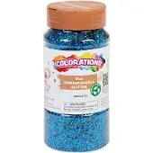 Colorations - biologische afbreekbare glitter - blauw, 113 gram