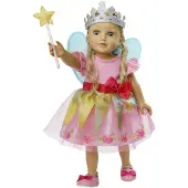 Heless poppenjurk prinses Lillifee met strik en vleugels 28-35 cm.