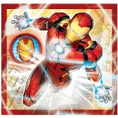 Clementoni legpuzzel super color vierkant marvel avengers, 3x48st.