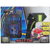 Rc Roadstar Bestuurbare Rally Auto met Licht 2.4GHz Blauw, 13cm