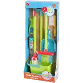 Play schoonmaak speelgoed set - schoonmaakset voor kinderen 9-delig.