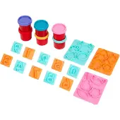 Canenco Stitch kleiset met cijfers - 6 kleuren klei en vormpjes.