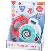 Play speelgoedcamera baby met geluid en flitsfunctie - kleurrijk.