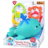 Play badspeelgoed walvis ring werpen set - interactief waterspel.