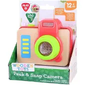 Playgo Play houten speelgoedcamera educatief speelgoed multi kleuren.