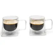 Leopold Vienna - Dubbelwandige koffieglazen Otto set van 2 stuks