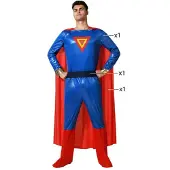 Atosa Heroe Comic Costume Blauw XL Kinderen