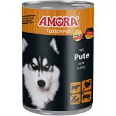Amora Hondenbrokken 6x400g - Kalkoen