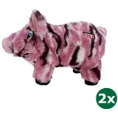 Kong low stuff stripes varken 2x 26,5x7,5x16,5 cm