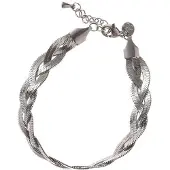 Go Dutch Label Armband (Sieraad) Gevlochten Zilver