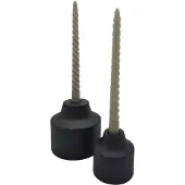 Deco4yourhome - Kandelaar - Scandinavisch - Zaya - 8cm - Zwart - Black