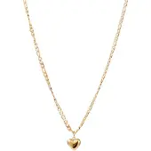 Go Dutch Label Collier schakel hartje goud N2710-2