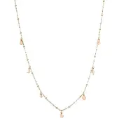 Go Dutch Label Collier bedels Blush goud N2297-1