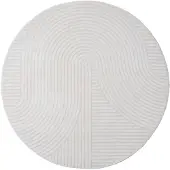 Veer Carpets Vloerkleed ella cream rond ø240 cm