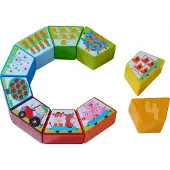 Haba Precisiespel - 305158 - 10 geschilderde houten stenen - Voor kinderen van 2 jaar en ouder