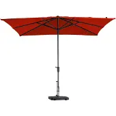 Madison Parasol Syros Luxe Polyester Brick Red 280 x 280 cm