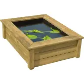 Ubbink vijverombouw Quadro Wood I voor Victoria Quadro 5 - FSC-gecertificeerd vurenhout - 225 L