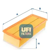 Ufi 30.719.00 Luchtfilter