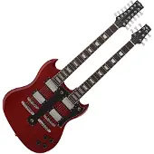 Gear4Music Brooklyn Double Neck Guitar by