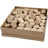 Creativ Company Mini Dozen - 4-6 cm D x 3 cm H - 144 Stuks - Kleine Dozen voor Geschenken en Decoratie