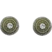 Behave – Oorstekers – Crystal – Vintage zilverkleur – Boho detail