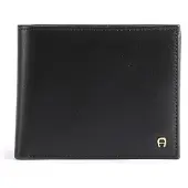 Etienne aigner Dagelijkse Basis Portemonnee Leder 12 cm zwart