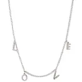 Go Dutch Label Collier Love with stones zilver N2258-1