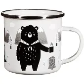 Sass & Belle Emaille beker Beer -