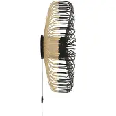Forestier Bamboo XXL Up Wand Lampenkap Black