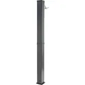 Beliani BUENOS - Buitendouche op zonne-energie - Zwart - PVC