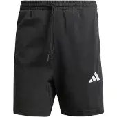 Adidas Sportbroek 'Essentials 3-Stripes Single Jersey Shorts' zwart / wit
