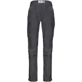 Fjällräven - Women's Kaipak Trousers Curved - Trekkingbroek 40 - Fixed Length, grijs