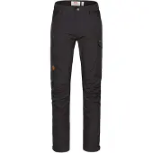 Fjällräven - Wandel- en bergsportkleding - Kaipak Trousers M Dark Grey - Black voor Heren - Maat 44 EU - Grijs
