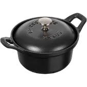 Staub Vintage La Coquette ronde braadpan 0,5 L Zwart