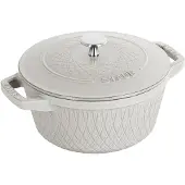 Staub Twister La Cocotte braadpan 4 L White truffel
