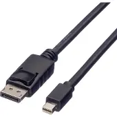 Roline DisplayPort kabel, DP M - Mini DP M, zwart, 3 m