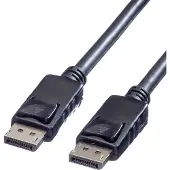 Roline DisplayPort kabel, DP M/M, zwart, 5 m