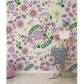 Komar Kinderbehang Disney Minnie Mouse Gardening Club Beige (1 stuk)