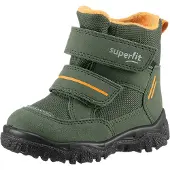 Superfit Snowboots ''HUSKY 1'' lichtgrijs / kaki / oranje