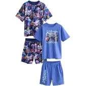 Next Nachtkledij blauw / gemengde kleuren