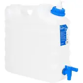 vidaXL Watertank met kraan en zeepdispenser 15 L kunststof
