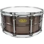 WorldMax 14x6.5 inch Brushed Red Copper Brass Shell snaredrum