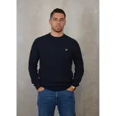 Lyle & Scott Lyle and Scott Grid knit crew neck jumper