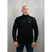 Lyle & Scott Katoenen Merino Coltrui - Zwart