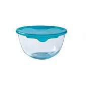 Pyrex - Cook & Enjoy Mengkom met Deksel 2,3 liter - Transparant - Borosilicaatglas - Polypropyleen