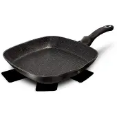 Berlinger Haus Grillpan 28cm Black Silver Zwart zwart Aluminium Berlingerhaus Pan