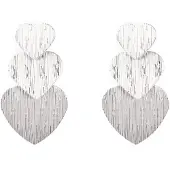 Go Dutch Label Oorknoppen 3 Hartjes zilver