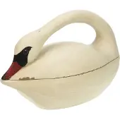 MEA Zwaan doos hoofd gebogen 36x16x23cm