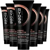 Syoss Keratin - Conditioner - Zacht en Makkelijk Doorkambaar - Sterker Haar - Broos en Breekbaar Haar - Voordeelverpakking - 6x250 ml