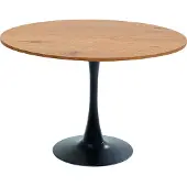 Kare design Eettafel Schickeria Ø110cm eik en zwart